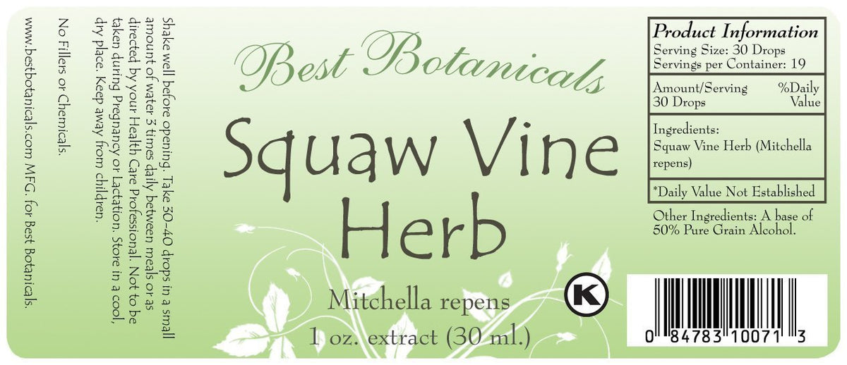 Squaw Vine Herb Extract christophersoriginalformulas