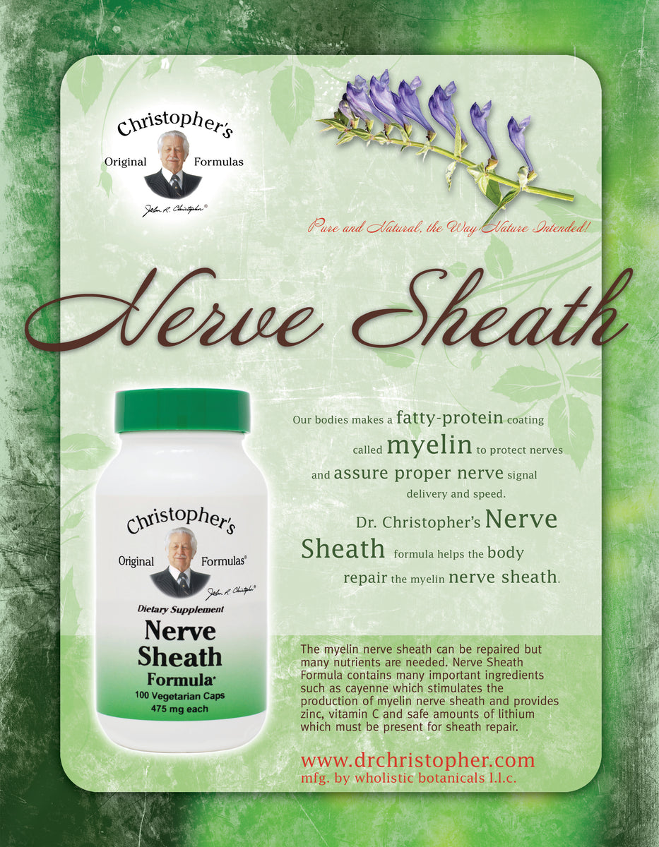 Nerve Sheath Formula Capsule | christophersoriginalformulas