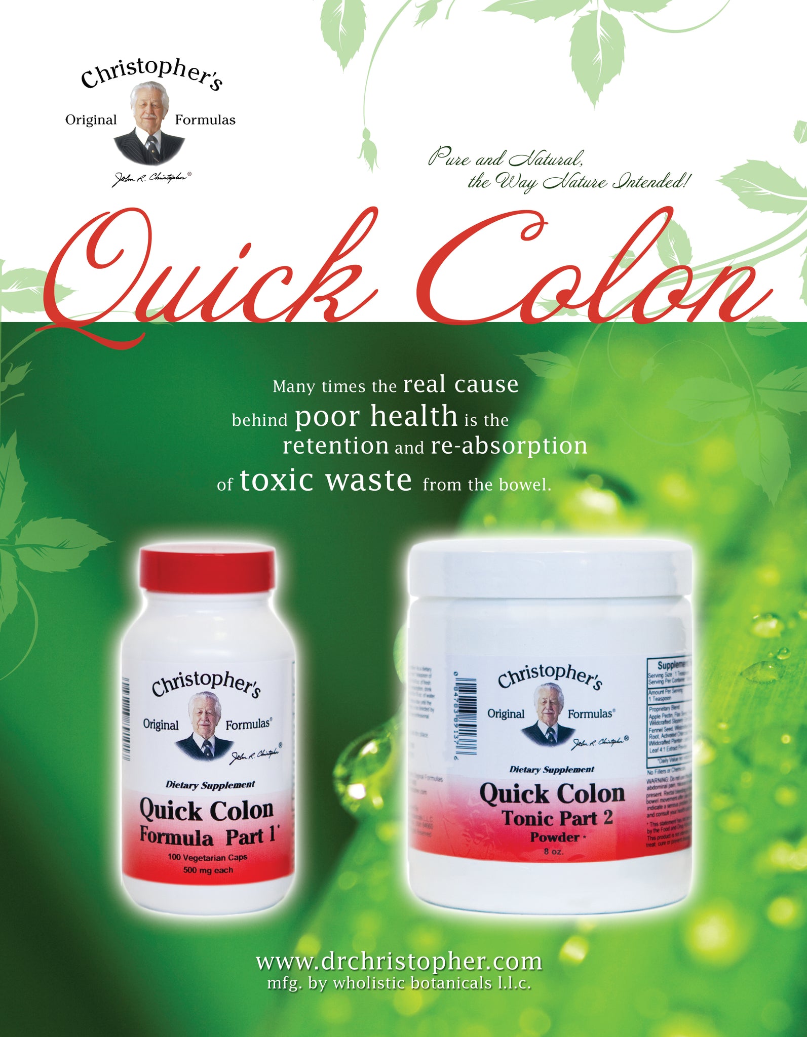 Quick Colon #2 Powder | christophersoriginalformulas