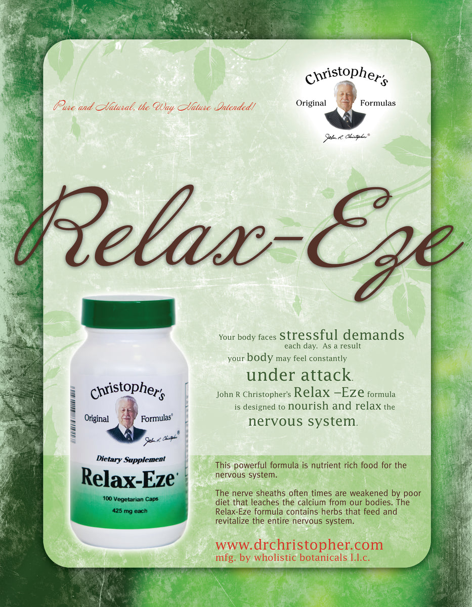 Relax-Eze Capsule | christophersoriginalformulas
