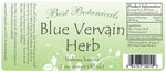 Blue Vervain Herb Extract Label