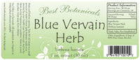 Blue Vervain Herb Extract Label