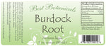 Burdock Root Extract Label