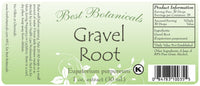 Gravel Root Extract Label