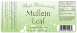Mullein Leaf Extract Label