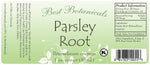 Parsley Root Extract Label