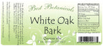 White Oak Bark Extract Label