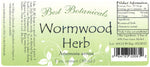 Wormwood Herb Extract Label