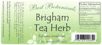 Brigham Tea Herb Extract Label