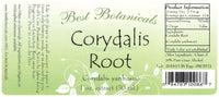 Corydalis Root Extract Label