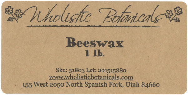 Beeswax Label
