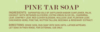 Pine Tar Soap Label