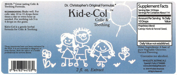 Kid-e-Col Extract Label