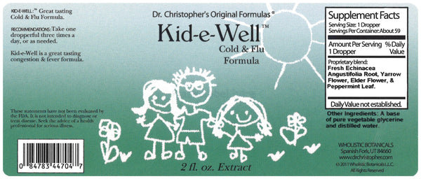 Kid-e-Well Extract Label