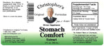 Stomach Comfort Formula Extract Label