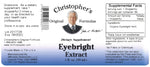 Eyebright Extract Label