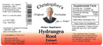 Hydrangea Root Extract Label