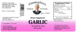 Garlic Bulb Capsule Label