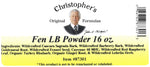 Fen LB Powder Label