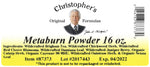 Metaburn Powder Label