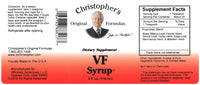 VF Syrup Label