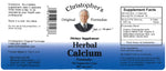 Herbal Calcium Capsule Label
