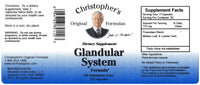 Glandular System Capsule Label