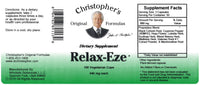 Relax-Eze Capsule Label