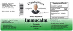 Immucalm Capsule Label