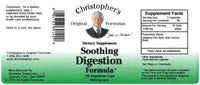 Soothing Digestion Capsule Label