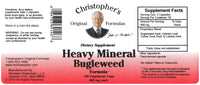 Heavy Mineral Bugleweed Capsule Label